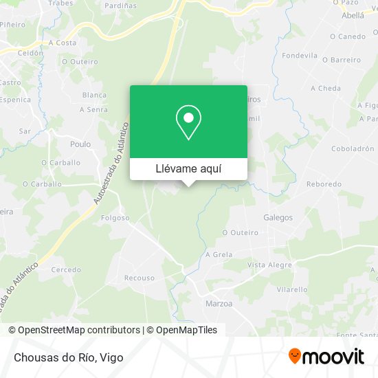 Mapa Chousas do Río