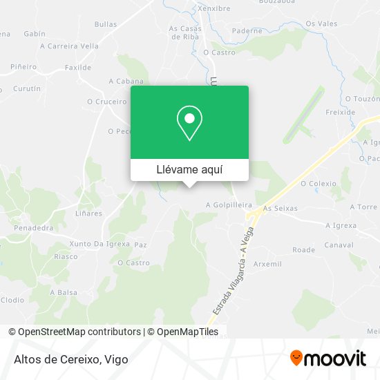 Mapa Altos de Cereixo