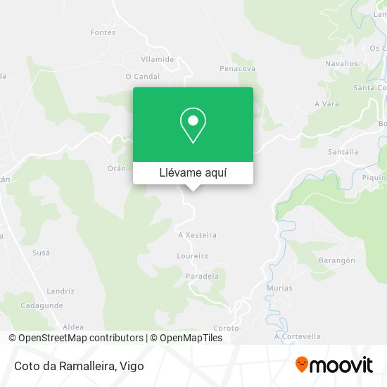 Mapa Coto da Ramalleira