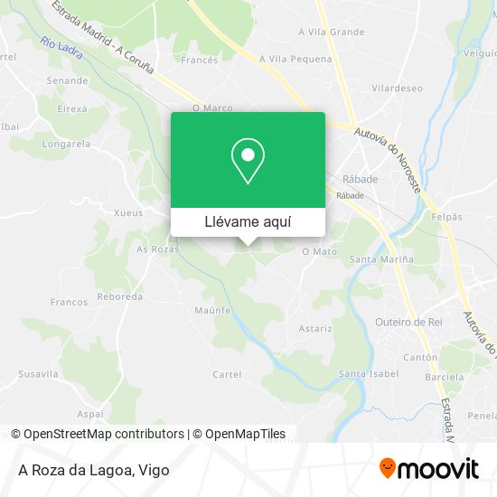 Mapa A Roza da Lagoa