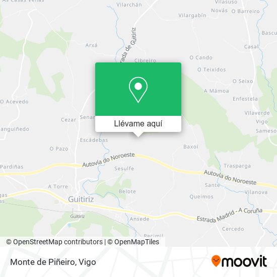Mapa Monte de Piñeiro