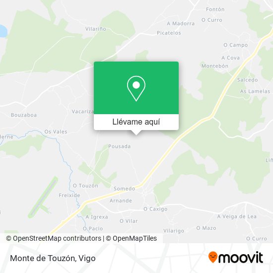 Mapa Monte de Touzón