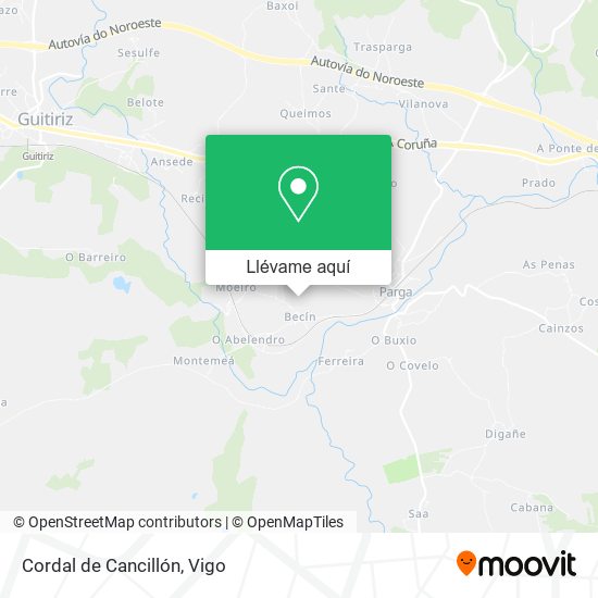 Mapa Cordal de Cancillón