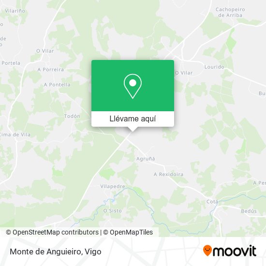 Mapa Monte de Anguieiro