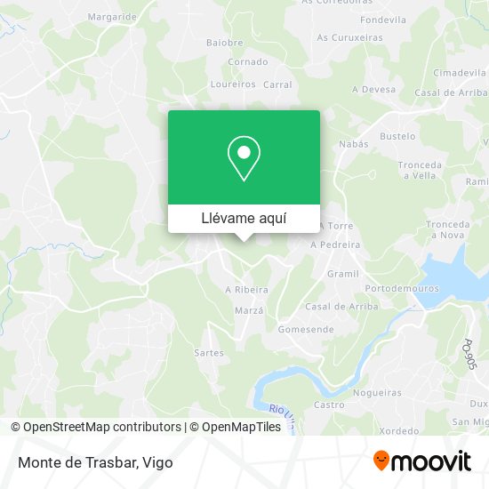 Mapa Monte de Trasbar