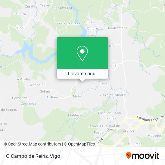 Mapa O Campo de Reiriz