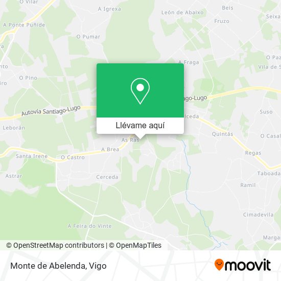 Mapa Monte de Abelenda