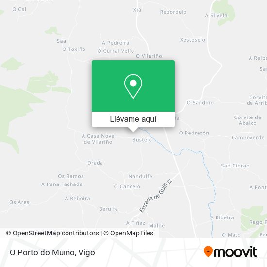 Mapa O Porto do Muíño