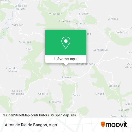 Mapa Altos de Río de Bangos