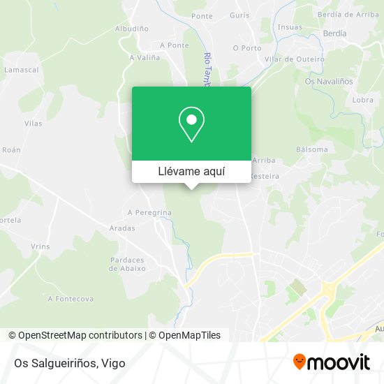 Mapa Os Salgueiriños