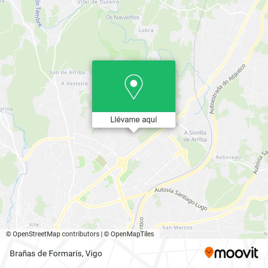 Mapa Brañas de Formarís