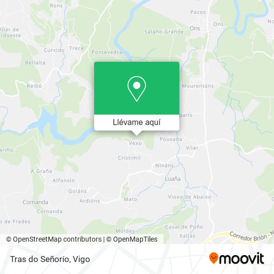Mapa Tras do Señorío