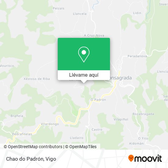 Mapa Chao do Padrón