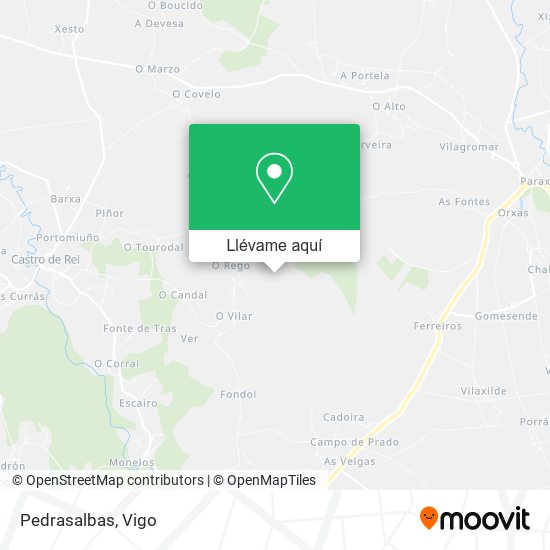 Mapa Pedrasalbas