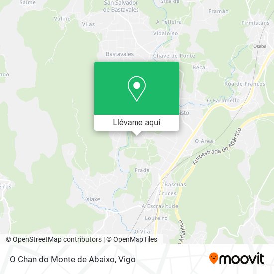 Mapa O Chan do Monte de Abaixo