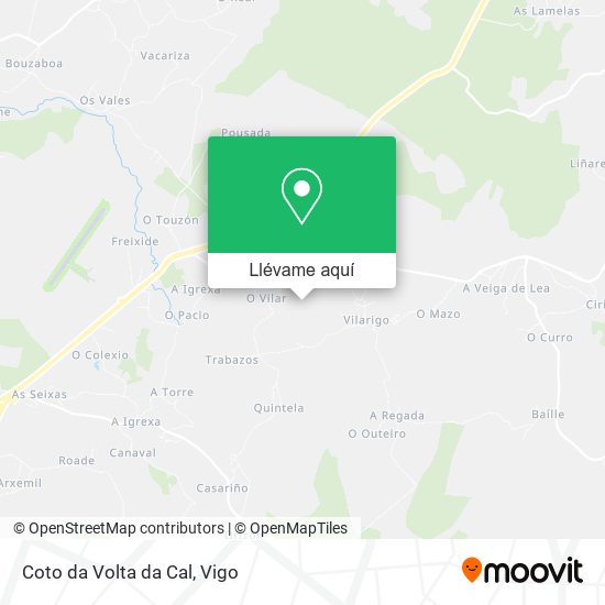 Mapa Coto da Volta da Cal