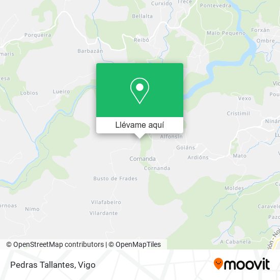 Mapa Pedras Tallantes