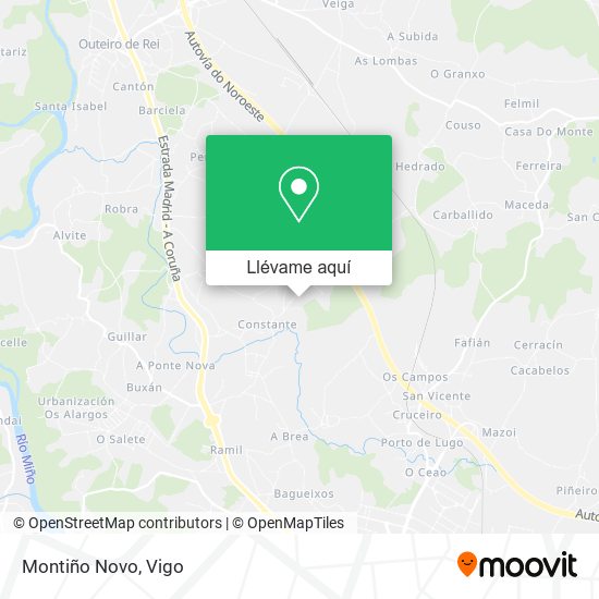 Mapa Montiño Novo