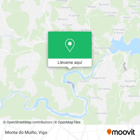 Mapa Monte do Muíño