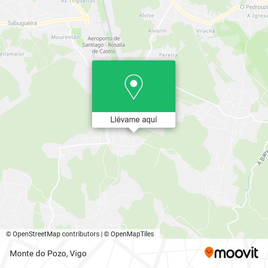 Mapa Monte do Pozo