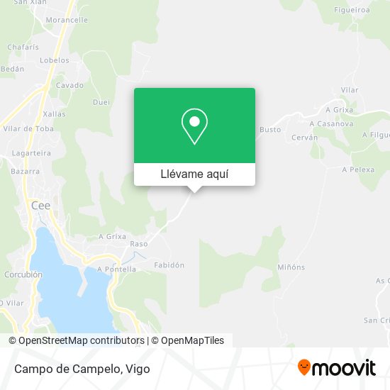 Mapa Campo de Campelo