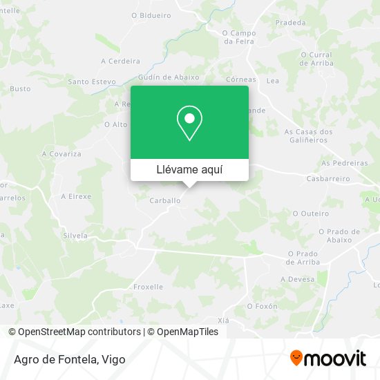 Mapa Agro de Fontela