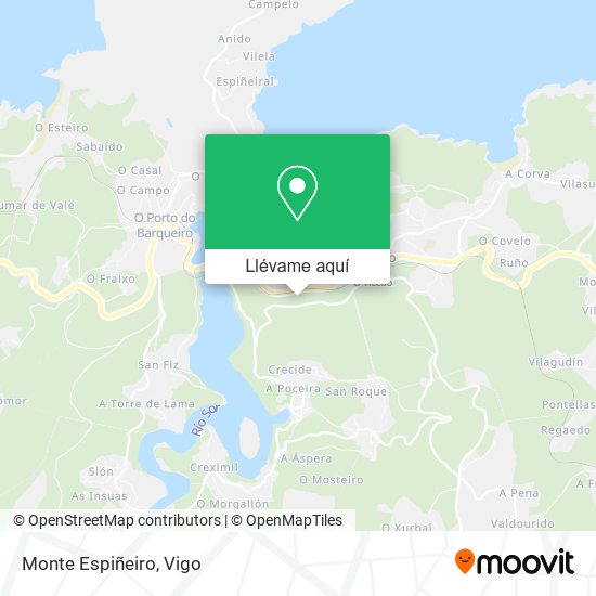 Mapa Monte Espiñeiro