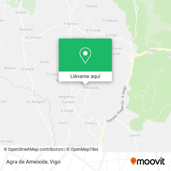 Mapa Agra de Ameixide