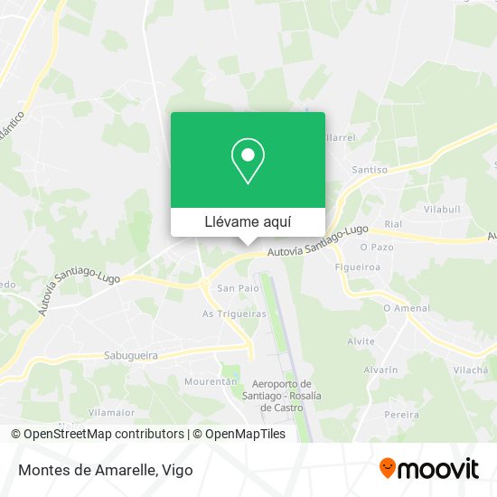 Mapa Montes de Amarelle