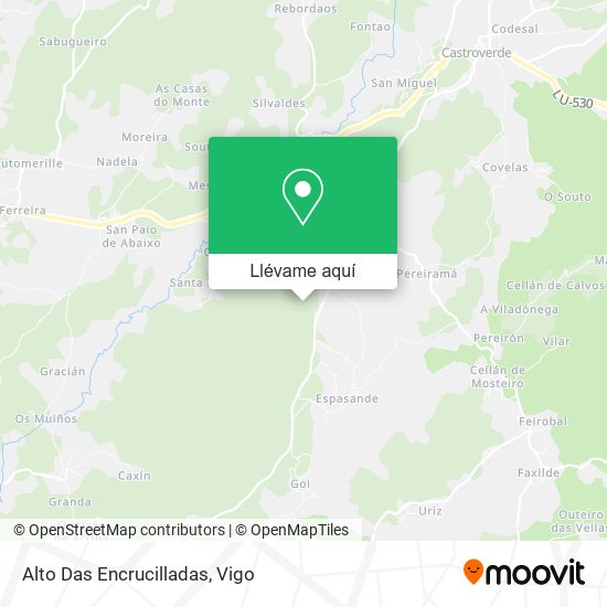 Mapa Alto Das Encrucilladas