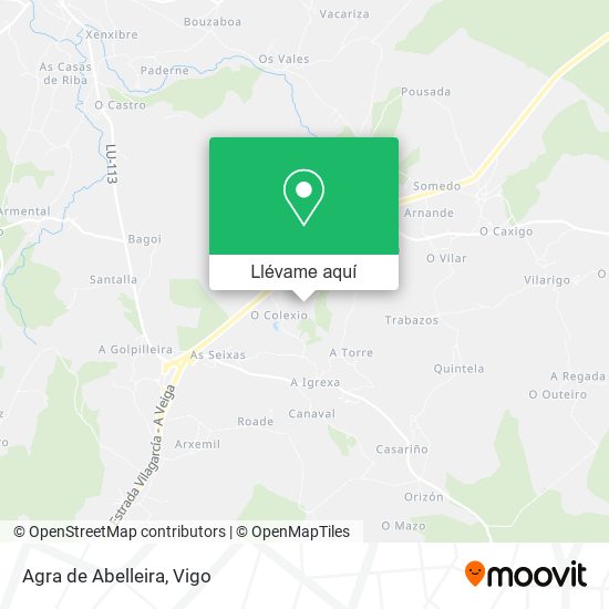 Mapa Agra de Abelleira