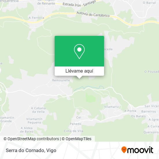 Mapa Serra do Cornado