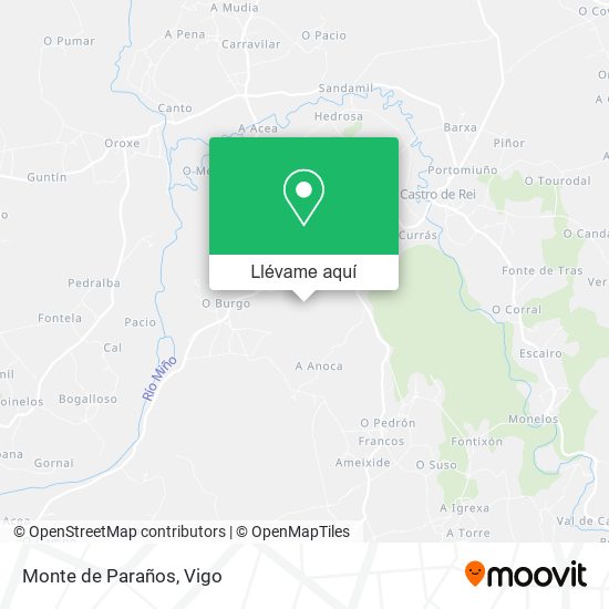 Mapa Monte de Paraños