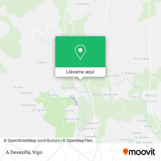 Mapa A Devesiña