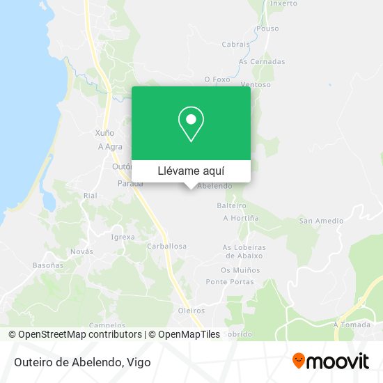 Mapa Outeiro de Abelendo