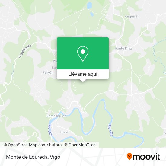 Mapa Monte de Loureda