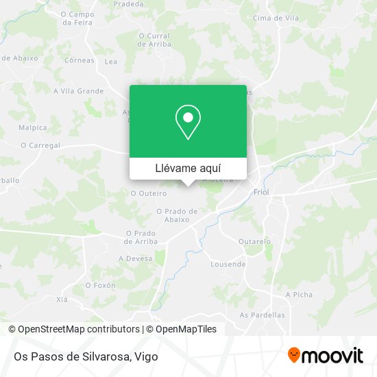 Mapa Os Pasos de Silvarosa