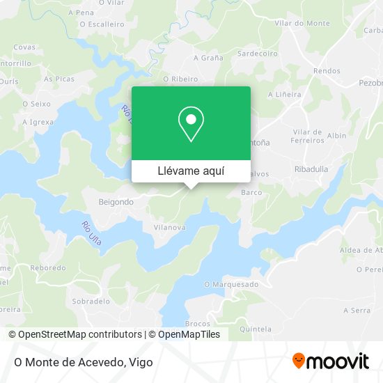 Mapa O Monte de Acevedo