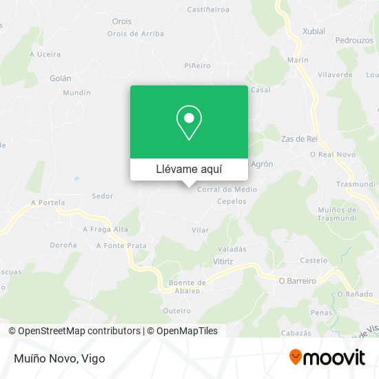 Mapa Muíño Novo