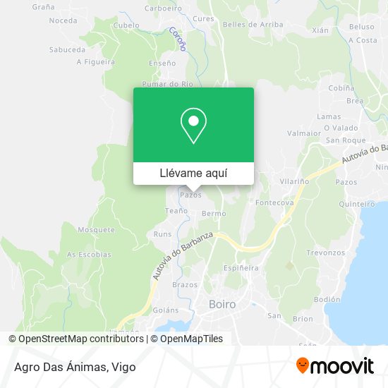 Mapa Agro Das Ánimas