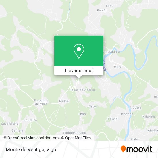 Mapa Monte de Ventiga