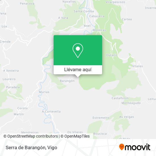 Mapa Serra de Barangón