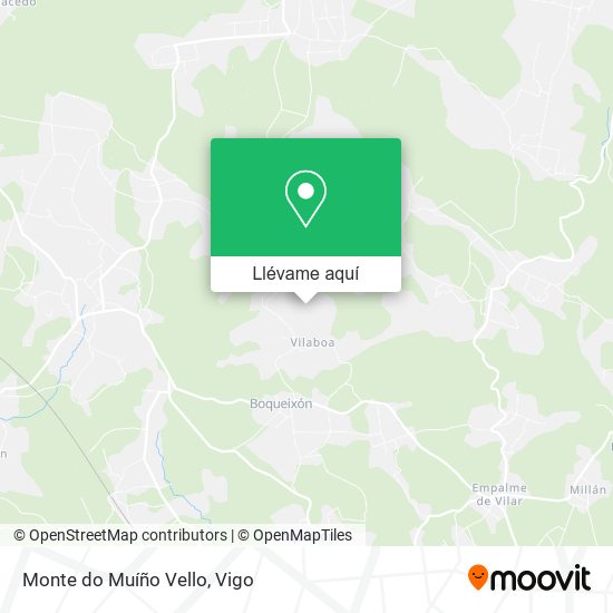 Mapa Monte do Muíño Vello