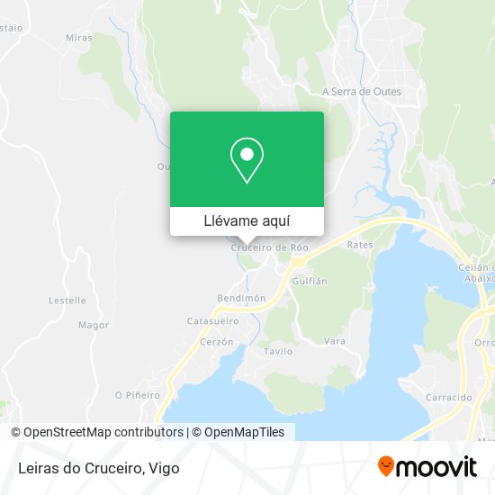 Mapa Leiras do Cruceiro