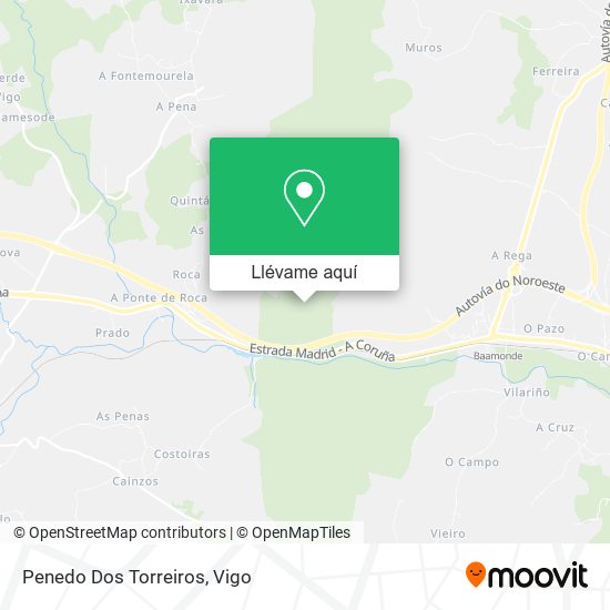 Mapa Penedo Dos Torreiros