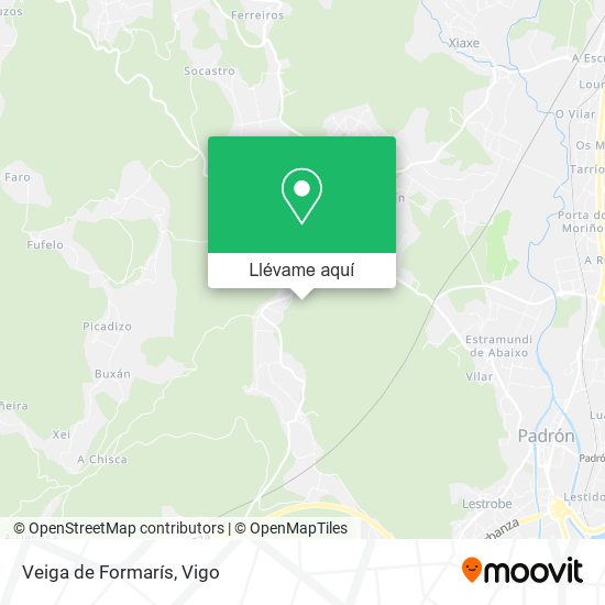 Mapa Veiga de Formarís