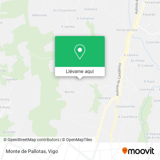 Mapa Monte de Pallotas