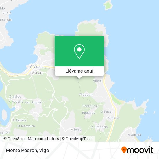 Mapa Monte Pedrón