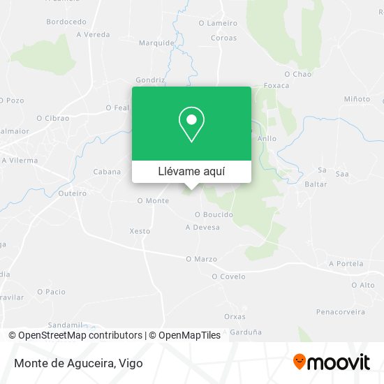 Mapa Monte de Aguceira