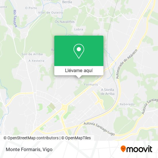 Mapa Monte Formarís